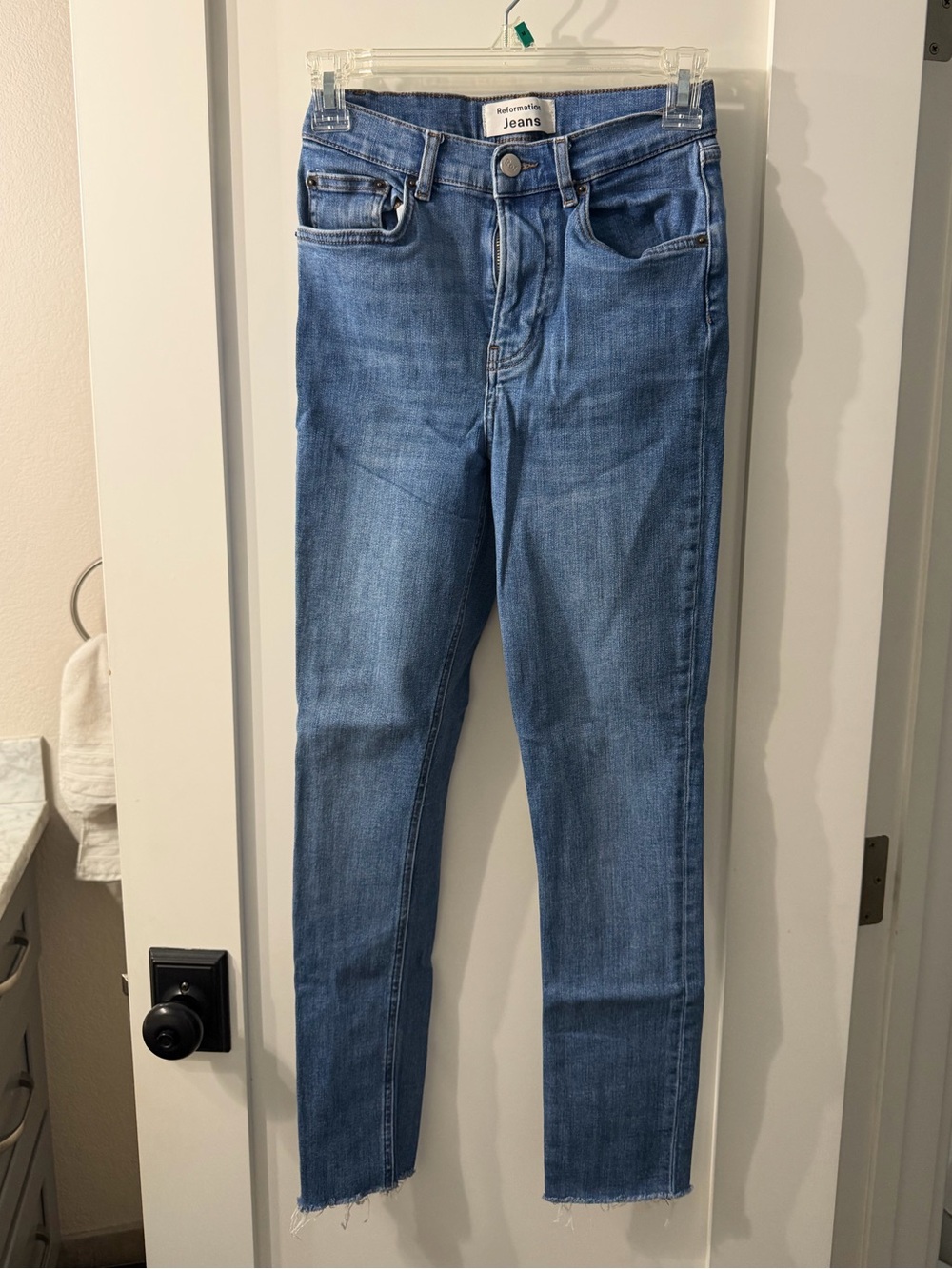 Reformation High Rise Skinny Jeans